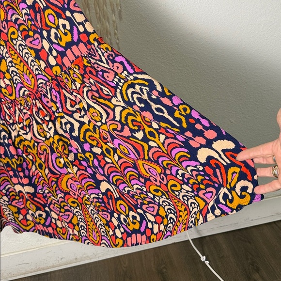 Boden Gracee Crinkle Maxi Skirt with pockets Size 8R - Picture 4 of 11